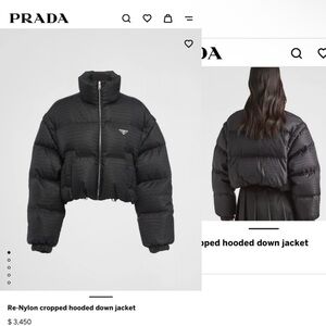Prada puffer jacket
